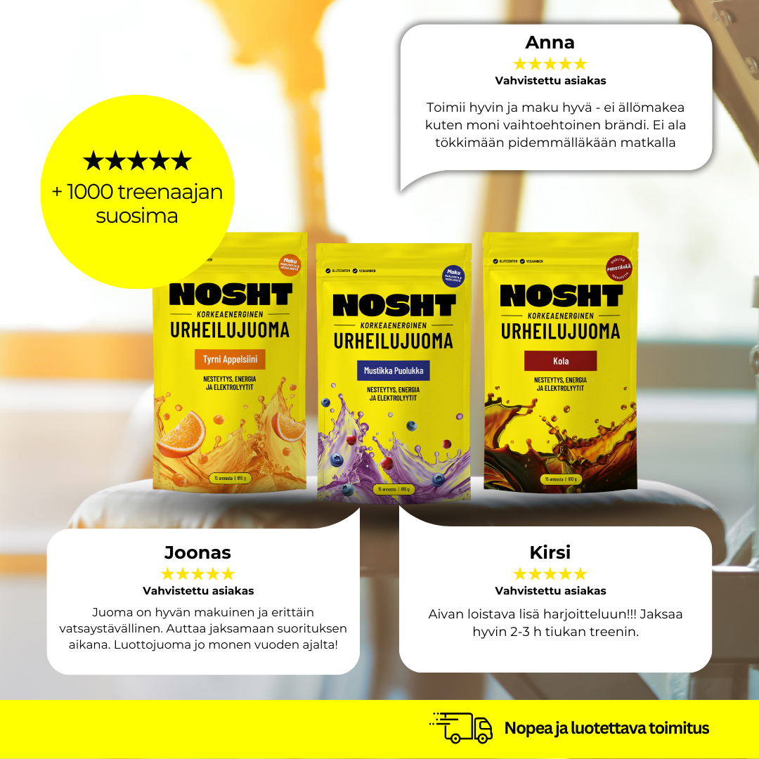 Korkeaenerginen urheilujuoma