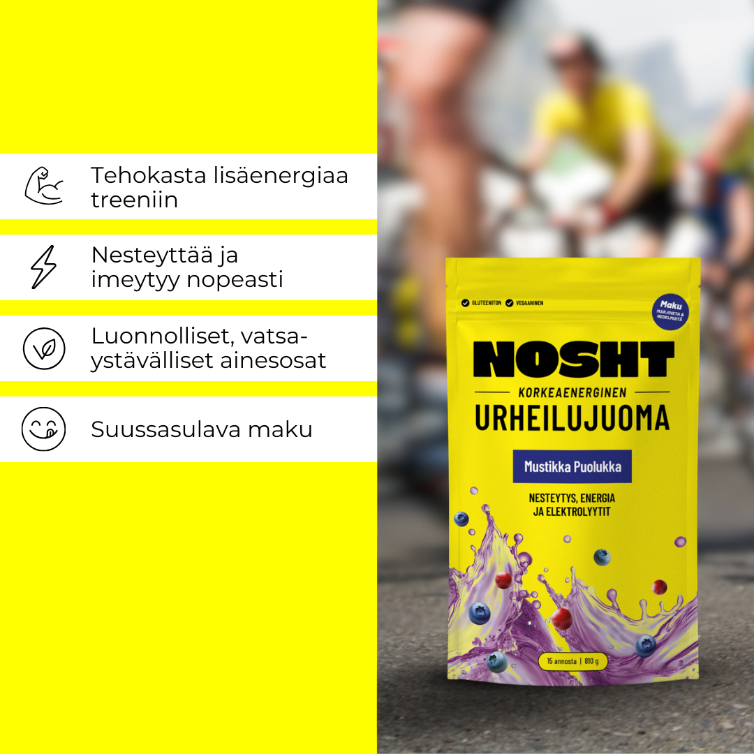 Korkeaenerginen urheilujuoma