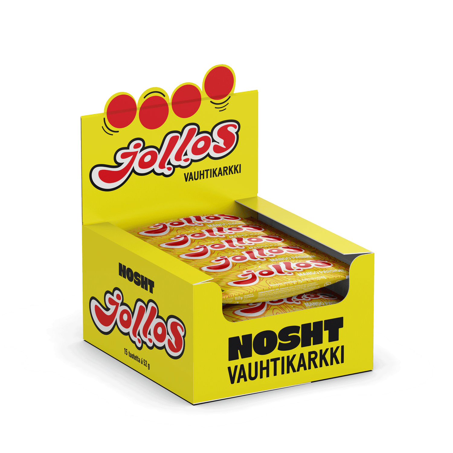 Jollos Energy Chews - Låda (15x52g)