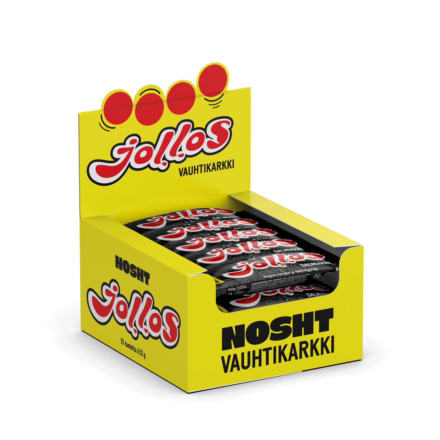 Jollos Energy Chews - Låda (15x52g)
