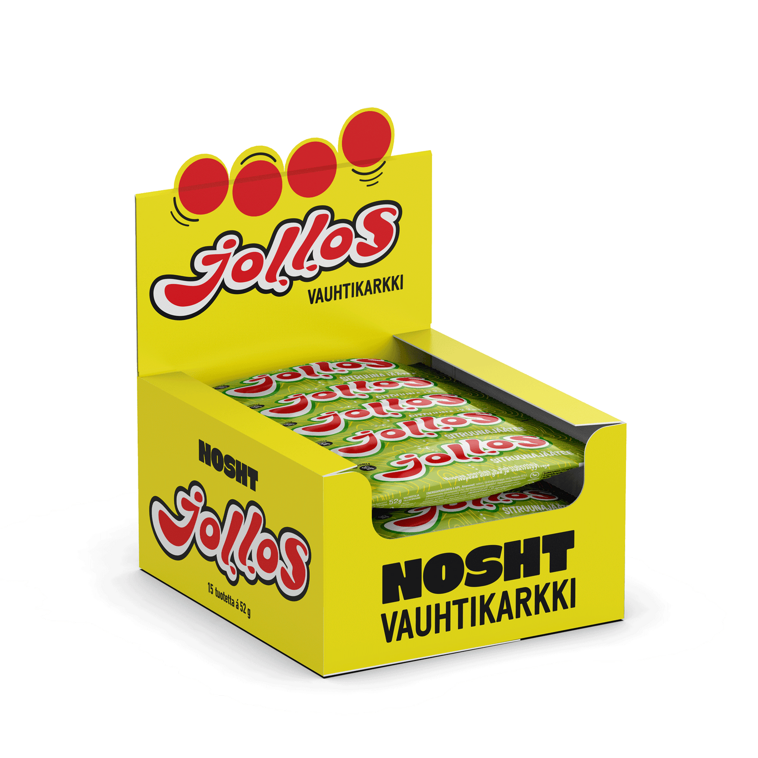 Jollos Energy Chews - Låda (15x52g)